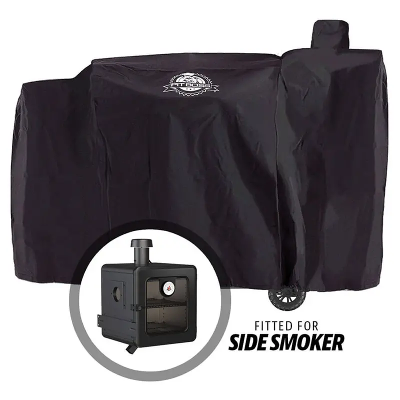 1000 Series Grill Cover With Integrated Side Smoker Cutout 1