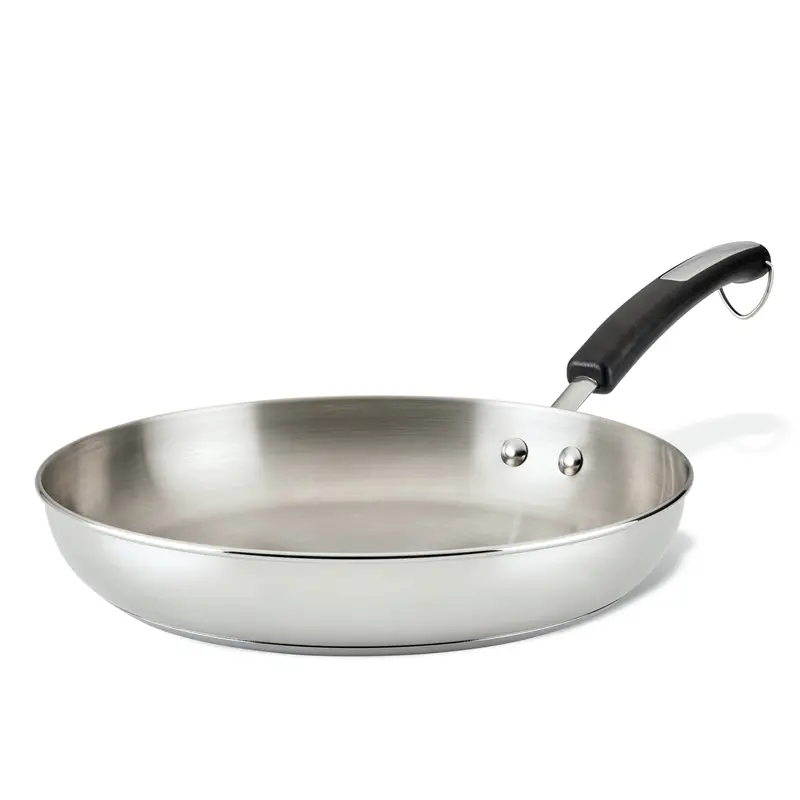 12.25-Inch Stainless Steel Skillet For High-Heat Cooking 1
