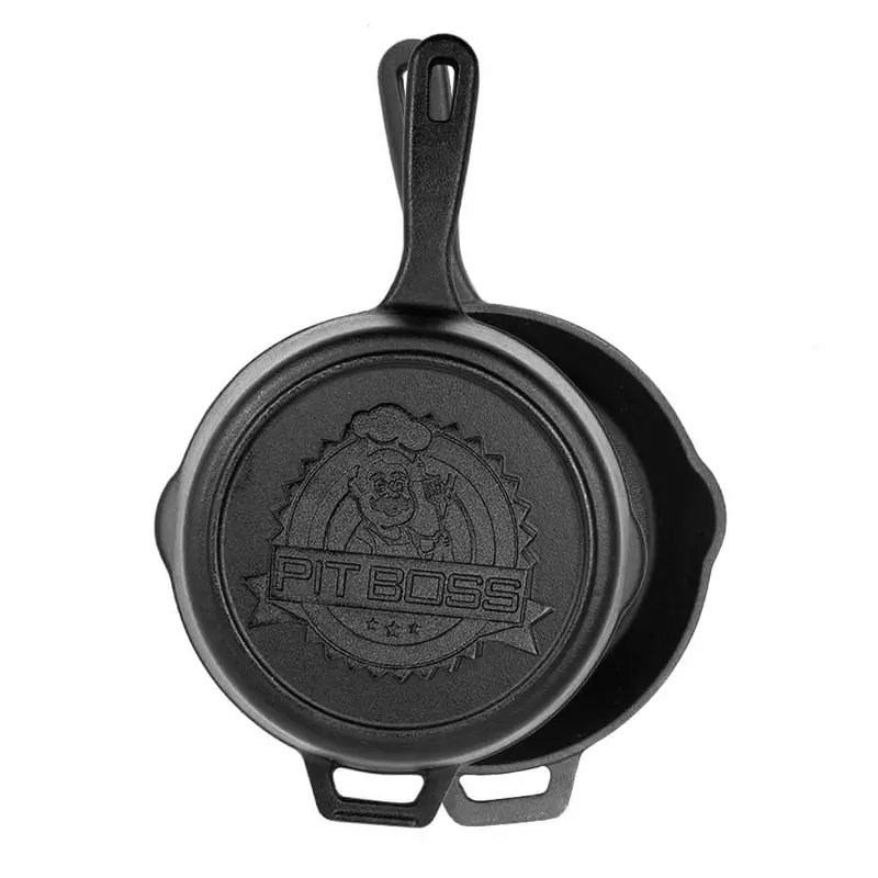14-Inch Deep Cast Iron Skillet With Lid 1