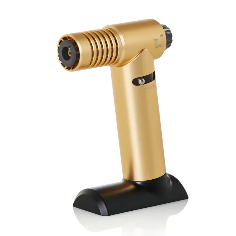 Adhoc Brûlée Blow Torch – Gold Finish Professional Kitchen Torch 1