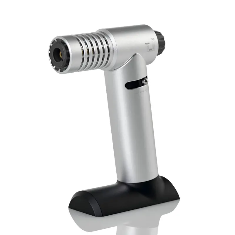 Adhoc Brûlée Blow Torch – Silver Finish Culinary Torch 1