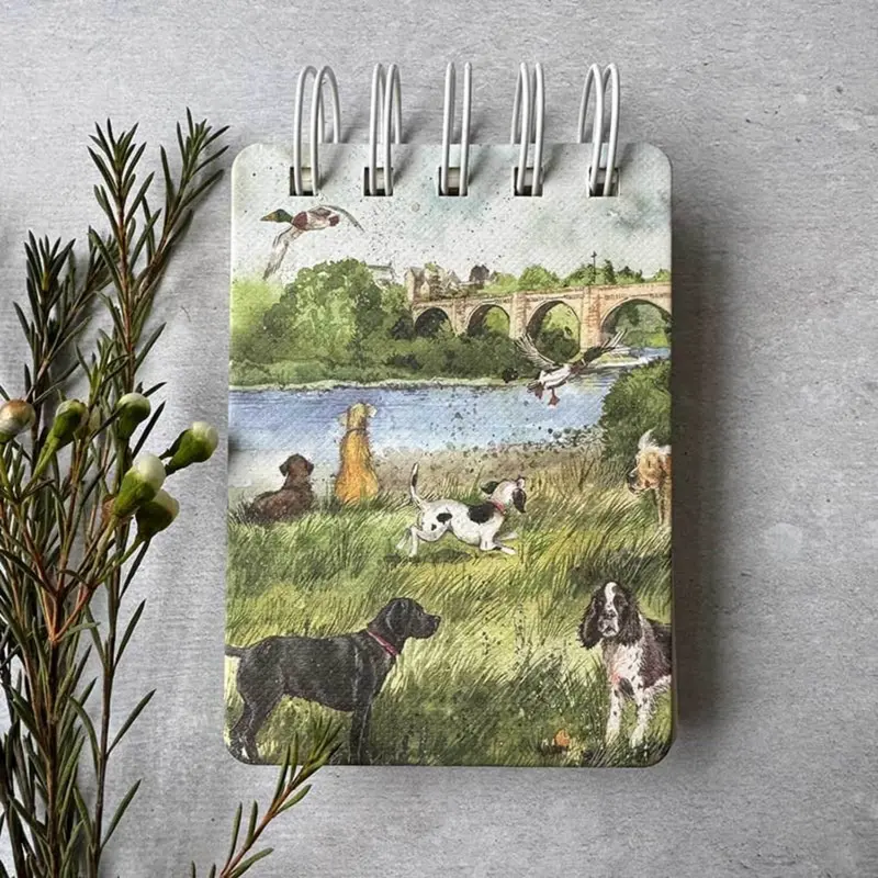 Alex Clark Along The River Mini Spiral Notepad – Compact Design 1