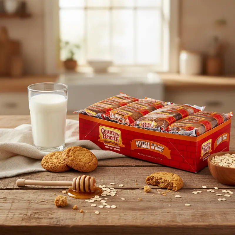 Country Heart Oatbran & Honey Cookies – 12-Count Box 1