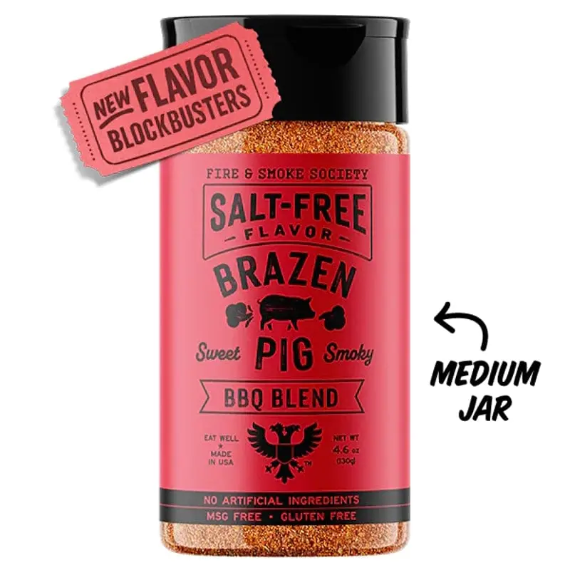 Fire & Smoke Society Brazen Pig Salt-Free Sweet-Smoky Bbq Rub 1
