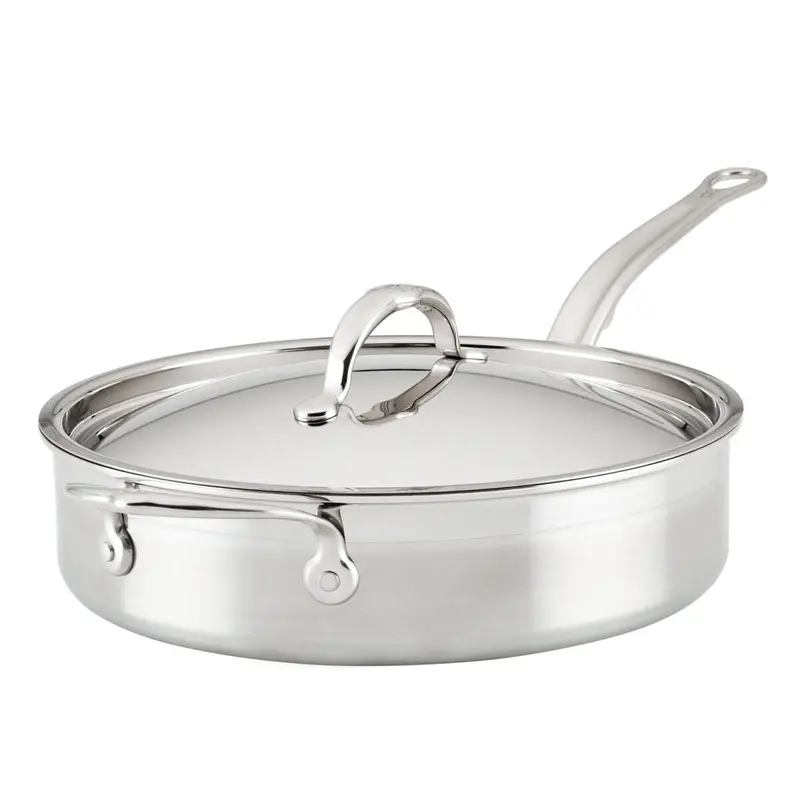 Hestan Probond Titum Nonstick 3.5-Quart Saute Pan With Tempered Glass Lid 1