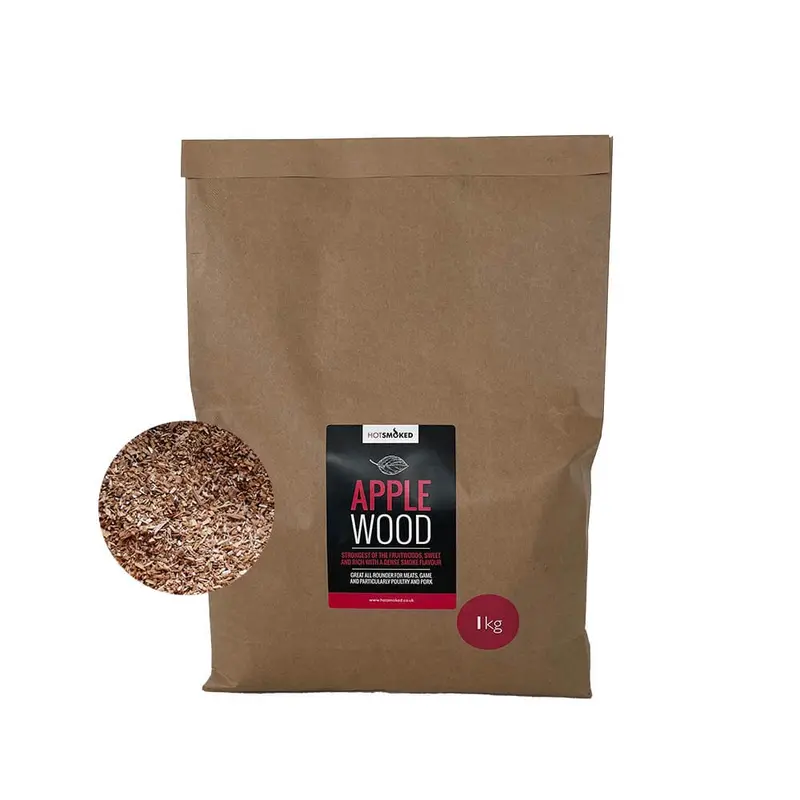Hotsmoked Apple Wood Dust – 1Kg Premium Fine-Grind Smoking Medium 1
