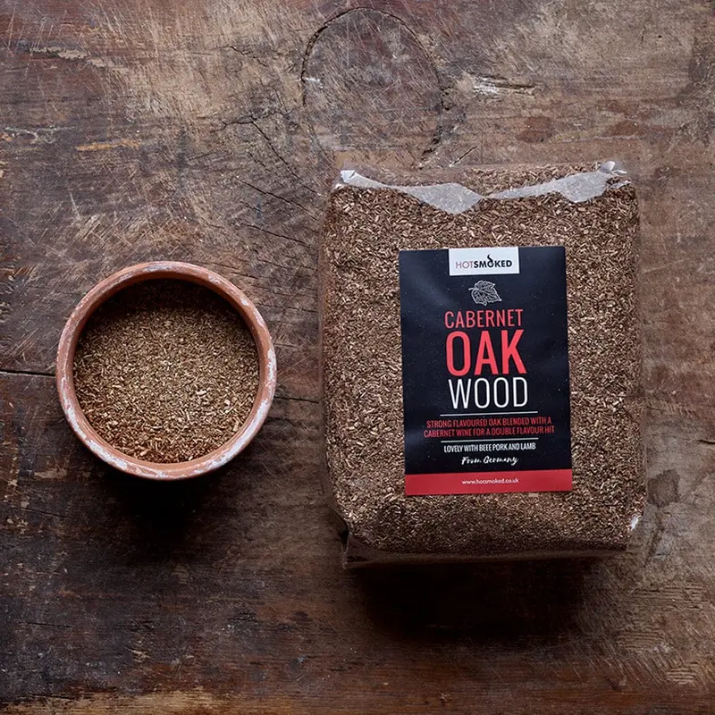 Hotsmoked Cabernet Oak Smoking Dust – 500G Wine-Infused Wood Blend 1