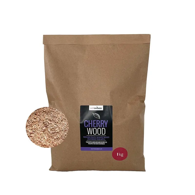 Hotsmoked Cherry Wood Dust – 1Kg Smooth, Sweet-Smoke Smoking Blend 1