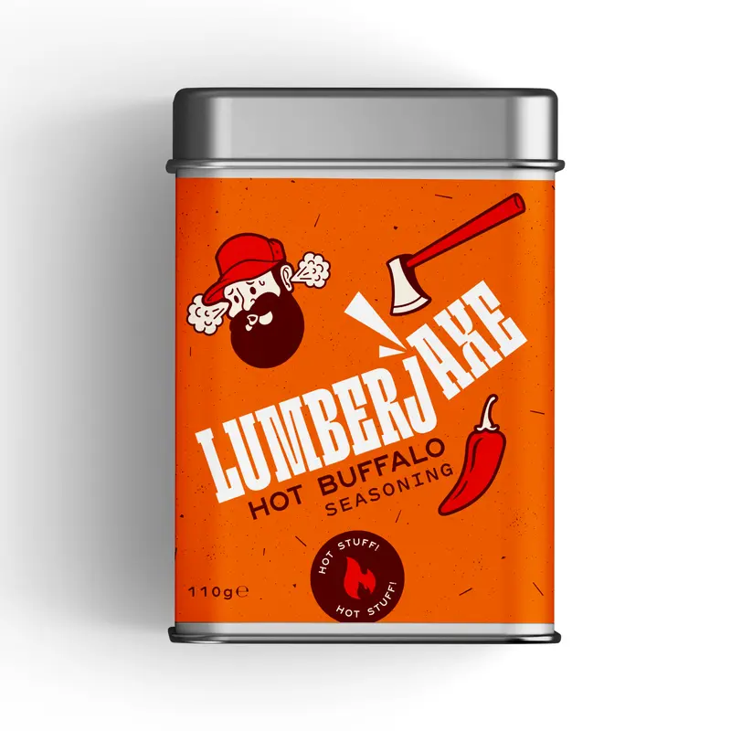 Lumberjaxe Hot Buffalo Dry Seasoning – Zesty, Tangy Wing-Inspired Flavor 1