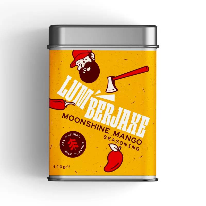 Lumberjaxe Moonshine Mango & Chili Dry Rub – Bold Tropical Heat Seasoning 1