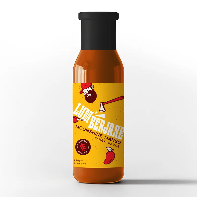 Lumberjaxe Moonshine Mango & Chili Sauce – 250G Gourmet Condiment 1