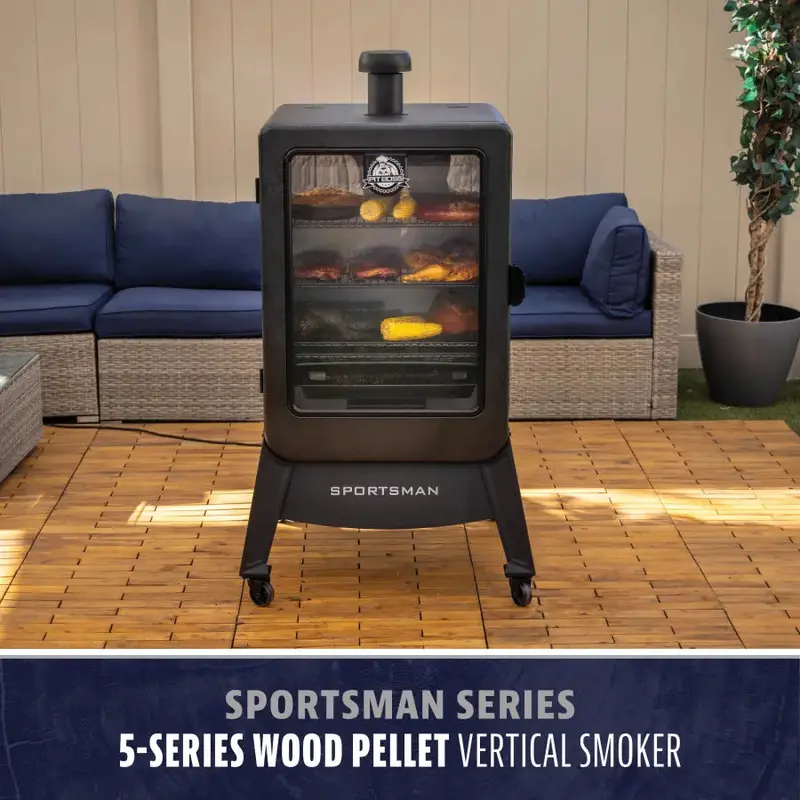 Sportsman Pbv5P2 5-Series Vertical Pellet Smoker 2