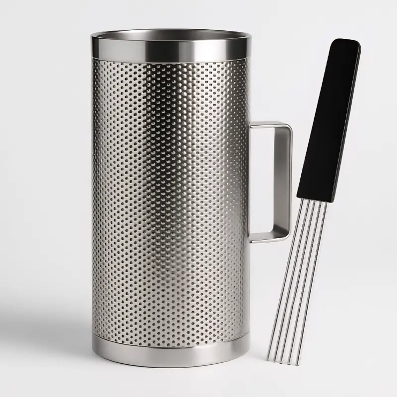 Studio Z Stainless Steel Guiro – 6" X 12" Professional Latin Percussion 1