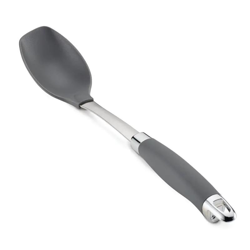 Suregrip Solid Stainless Spoon – Ergonomic Handle And Balanced Weight For Mixing And Serving 1