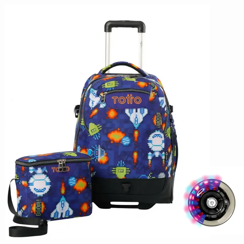 Totto Space Adventure Rolling Backpack – Led Wheel Lights & Rue Buje Build 1