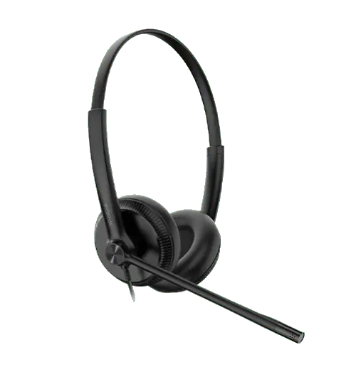 Yealink Yhs34 Dual-Ear Soft-Leather Headset For Office Use 1