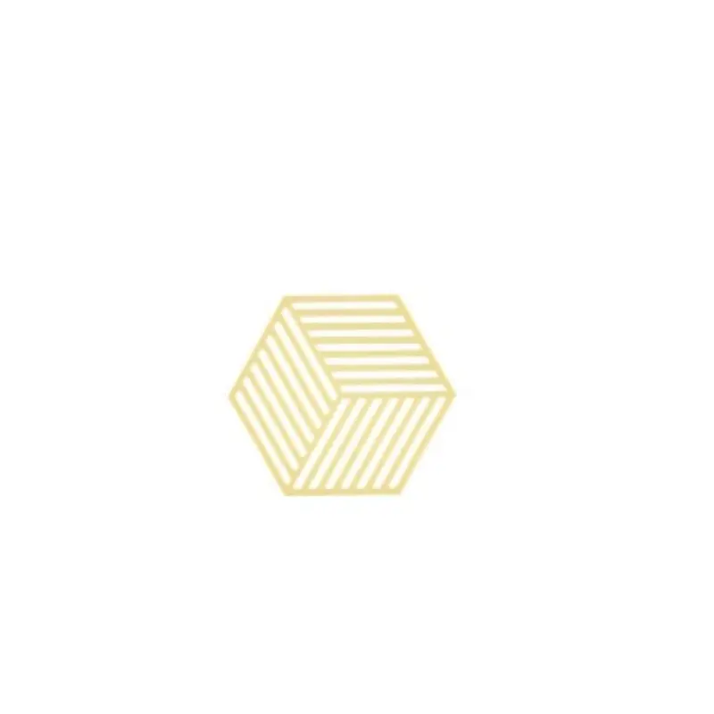 Zone Denmark Hexagonal Silicone Trivet – Chardonnay 1